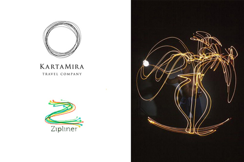 Thiết kế logo từ cảm hứng nghệ thuật